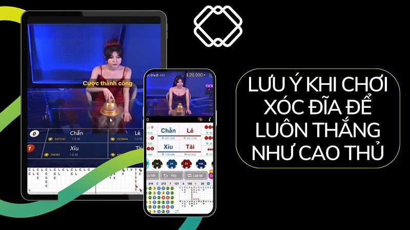 Những lưu ý khi chơi xóc đĩa